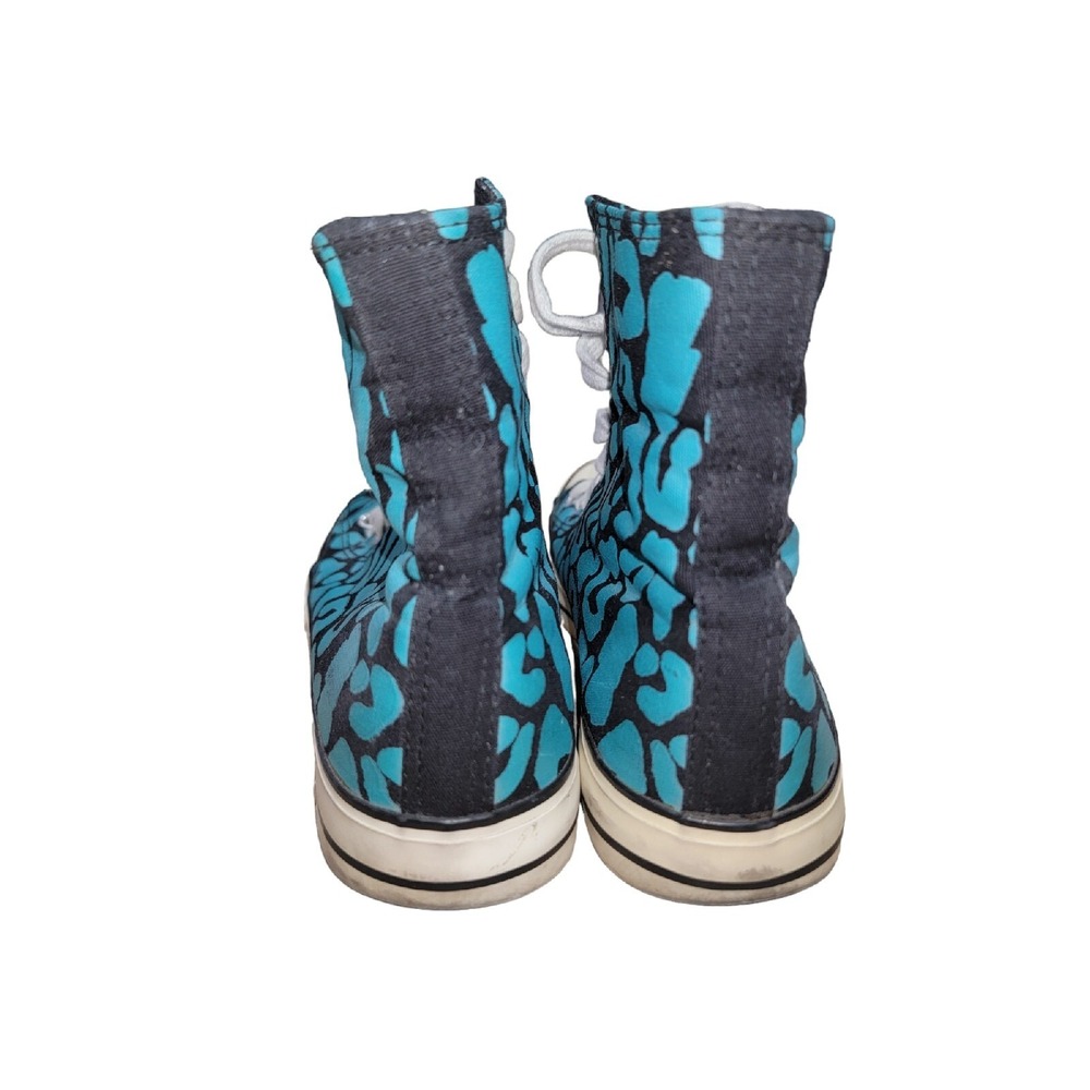 F24 Women's Blue/Black High Top Casual Sneakers Size 8 M - Picture 8 of 12